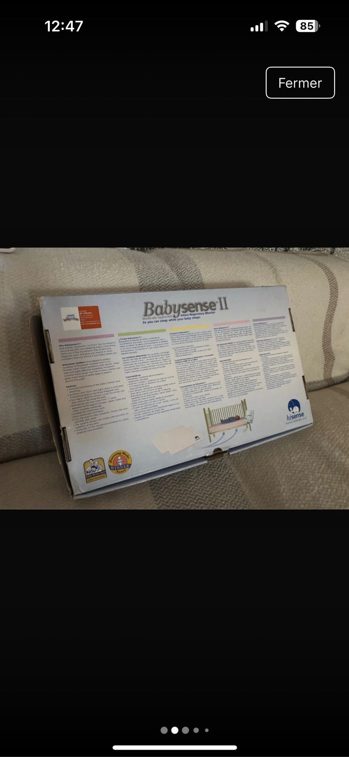Moniteur respiratoire babysense 2 - photo numéro 2