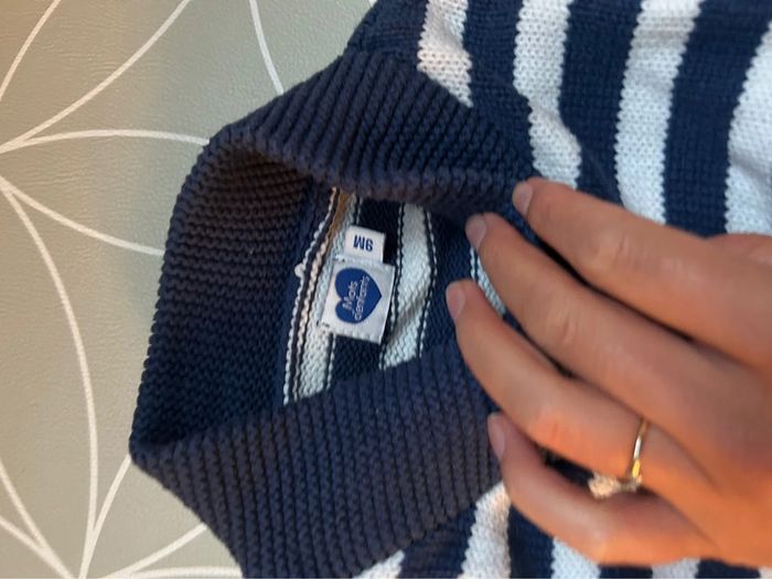 Gilet marin chaud bébé 9 mois - photo numéro 2