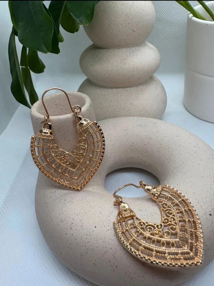 Boucle d'oreille style bohème