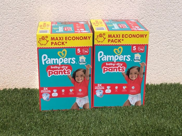 Lot 2 cartons Pampers baby dry pants taille 5 - photo numéro 2