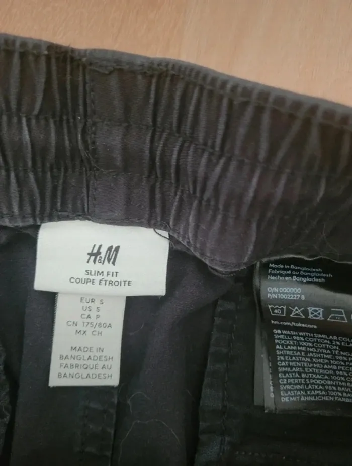 Pantalon jogger cargo slim fit H&M - photo numéro 3