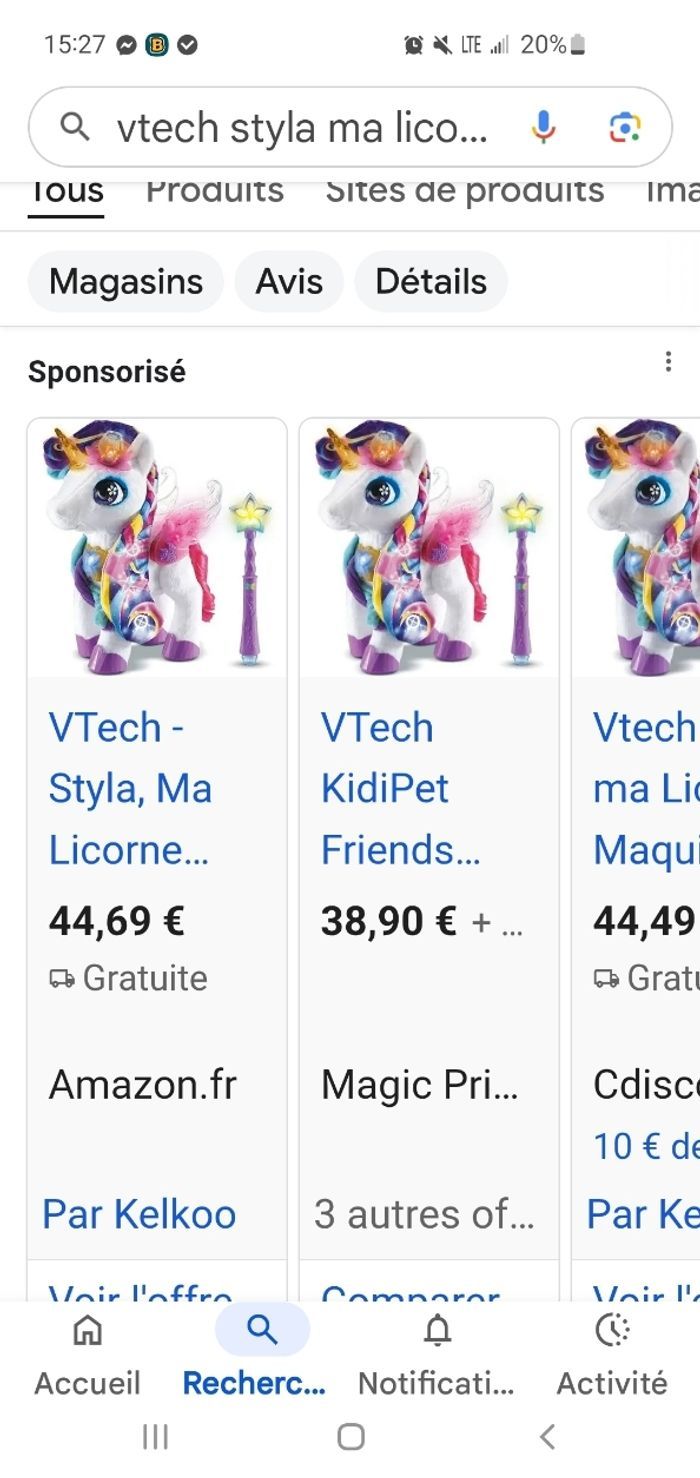 VTECH Styla Ma Licorne Maquillage magique Neuve. - photo numéro 2