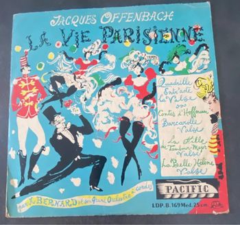 Vinyle 33 tours La vie parisienne Armand Bernard et son grand orchestre à cordes