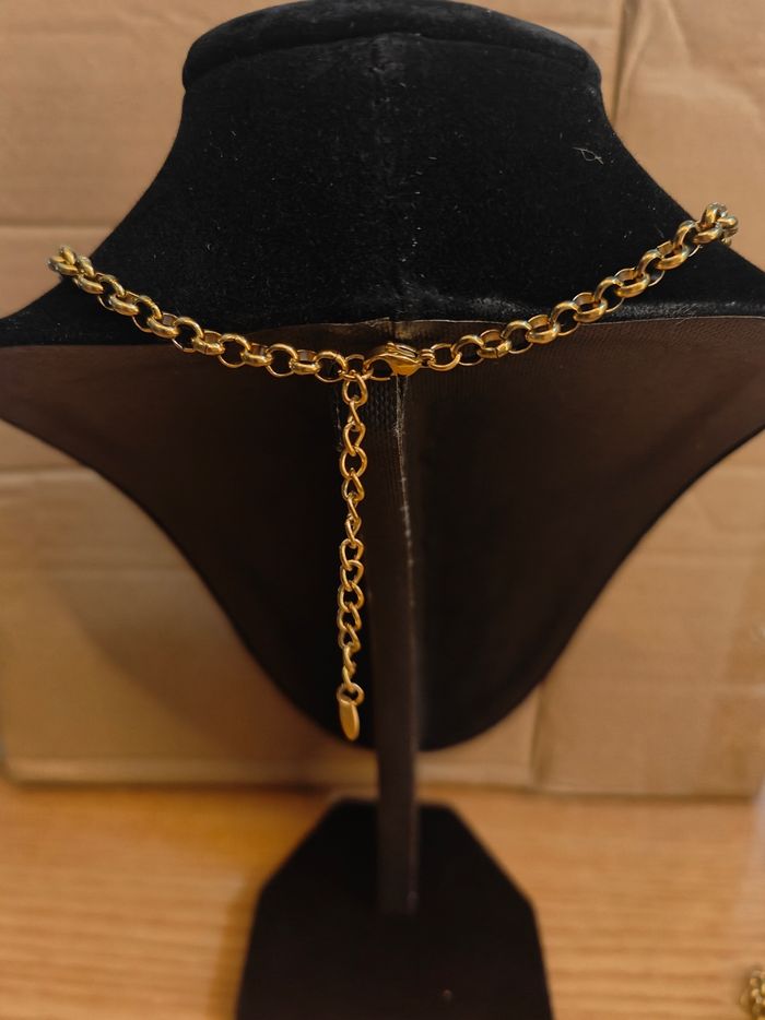 Collier en acier inoxydable breloque thème de la mer - photo numéro 2