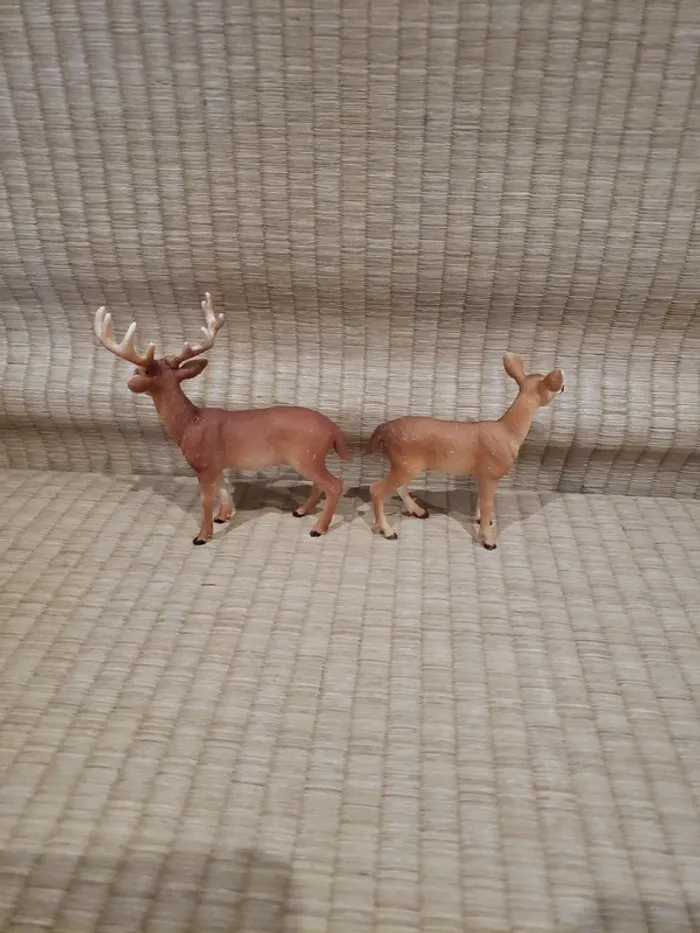 Cerf et biche de Virginie schleich - photo numéro 2