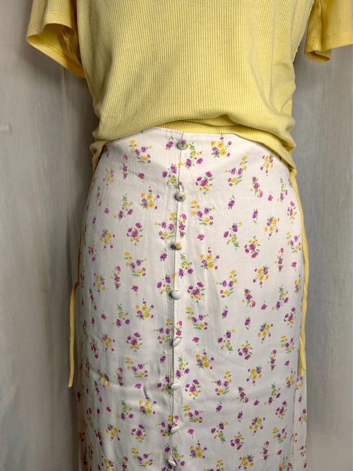 Jupe Saia rock Skirt falda Gonna Rok woman mujer dress été fleuri fluide vintage printemps fleurs - photo numéro 2