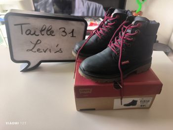 Bottines Levi's bleu marine