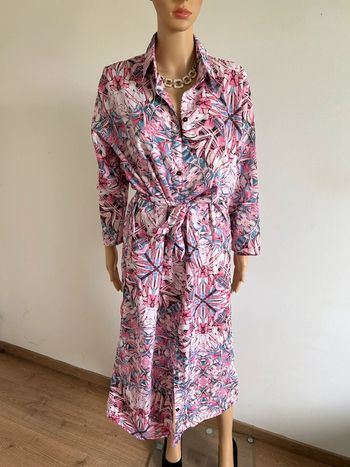 Robe longue neuve en soie Trebol taille S