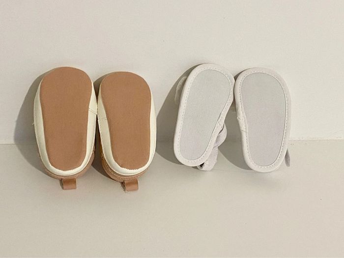 1res chaussures bébés Kiabi 3-6 mois NEUVES - photo numéro 3