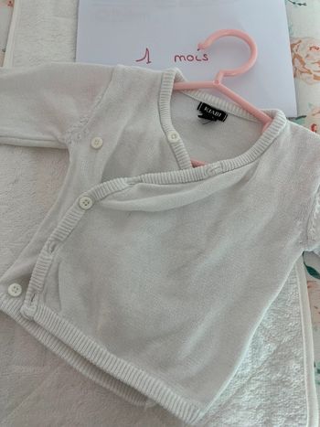 Gilet 1 mois kiabi