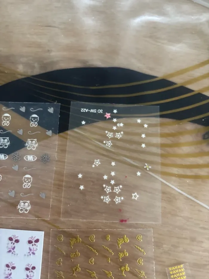 Lots de stickers pour ongles - photo numéro 4