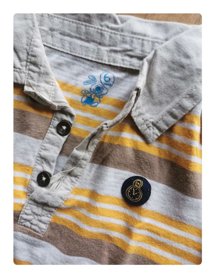 đŒ Lot U tout petits/ polos rayĂ©s 6mois idĂ©al jumeaux đ¶ - photo numĂ©ro 3