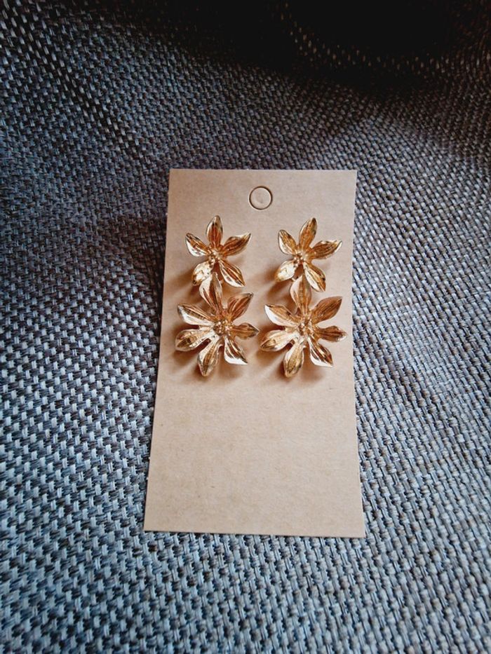 Boucle d'oreilles acier inoxydable - photo numéro 2