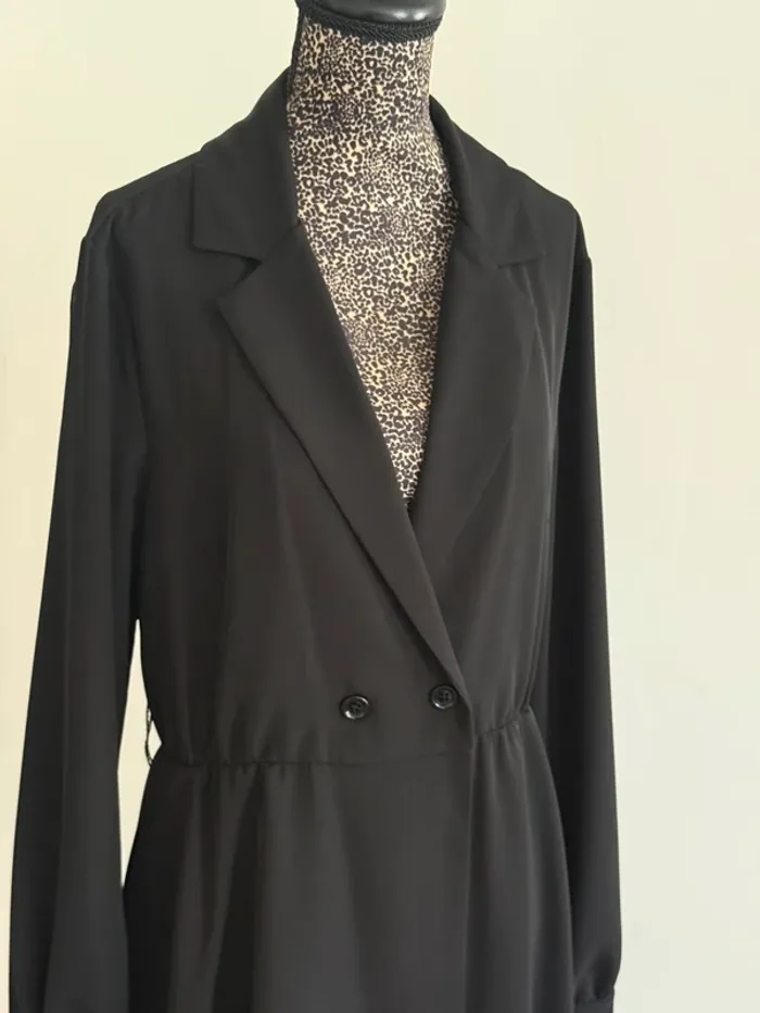 Robe longue portefeuille noire Imperial – Taille S – Très bon état - photo numéro 2