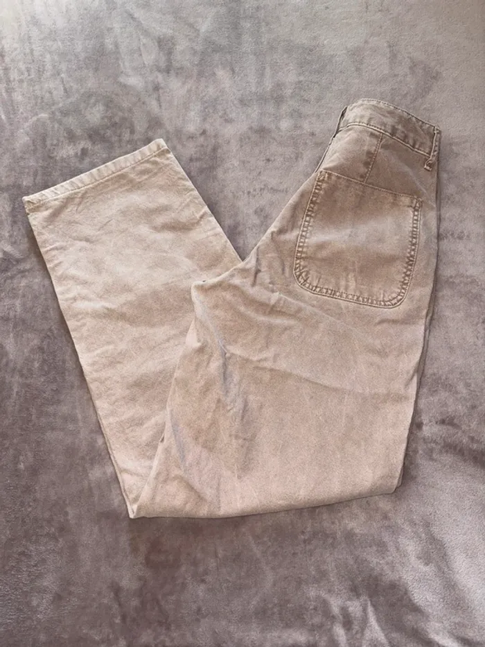 Pantalon jean beige femme ASOS taille 36 en très bon état. - photo numéro 4