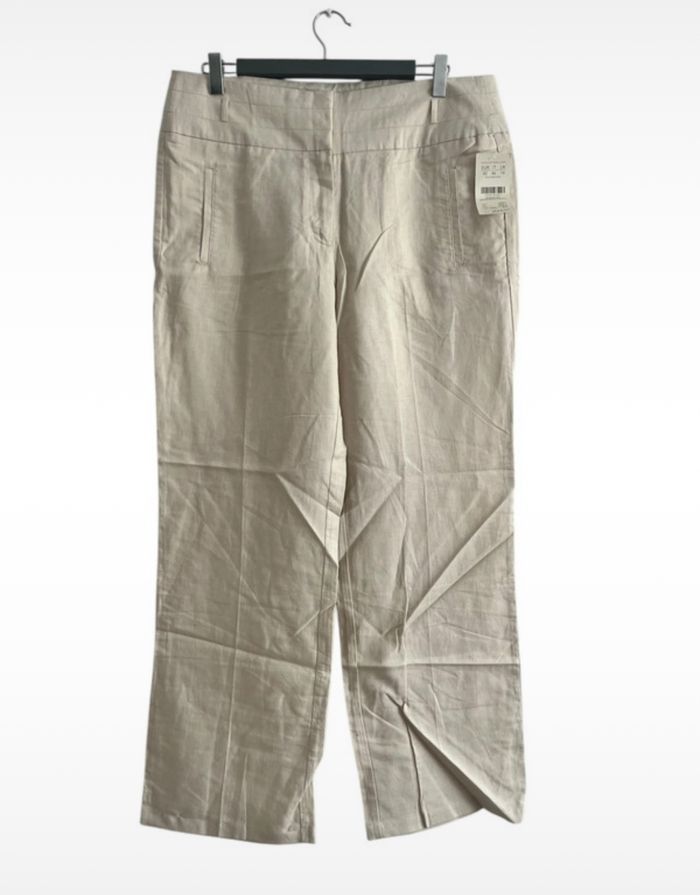 Pantalon Camaïeu  lin/coton femme taille 42
