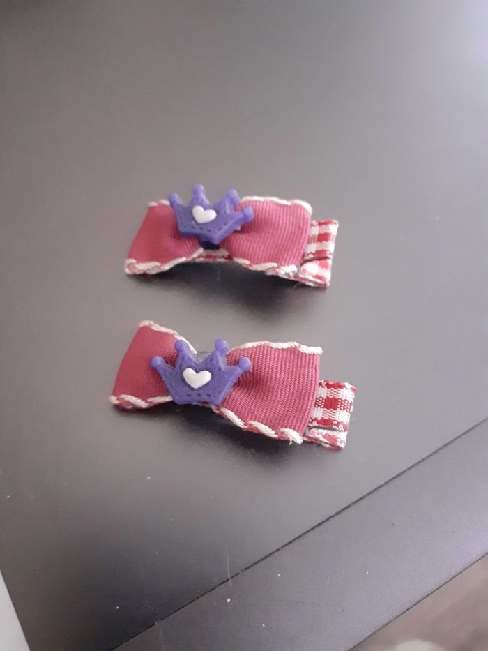 Paire de barrette crocodile