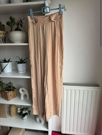 Pantalon fluide jambes larges