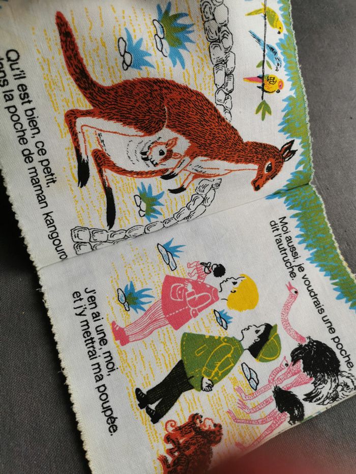 Une visite au Zoo livre en tissu Fernand Nathan - photo numéro 4