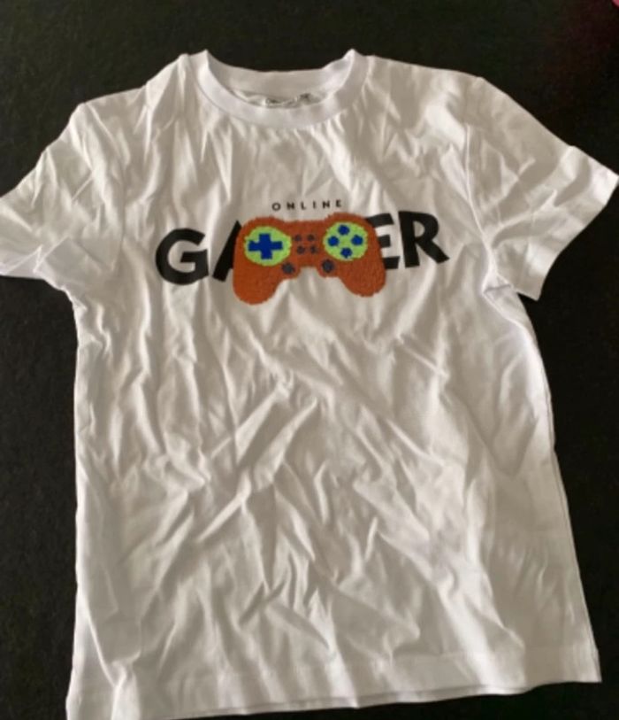T-shirt manches courtes print sequins magiques - photo numéro 2