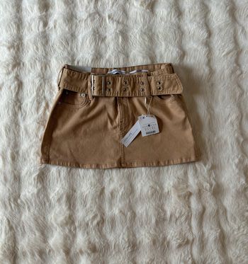 Minijupe en jean Bershka Low waist
