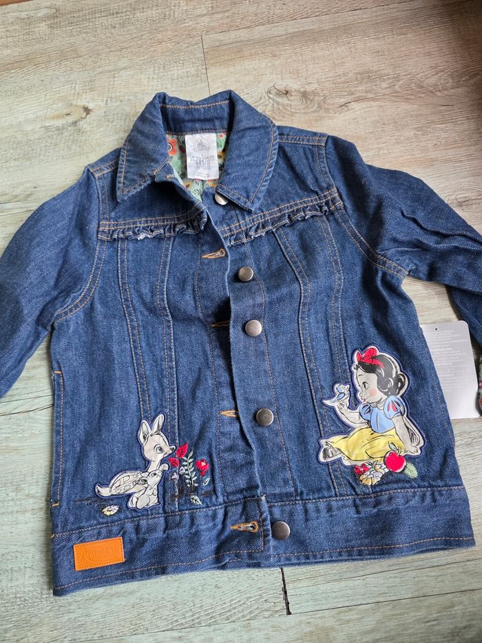 Veste en jean disney animator princesse blanche neige taille 4 ans disney store / disneyland paris