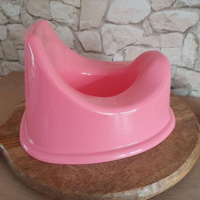 Petit pot de toilette rose pour bébé - photo numéro 4