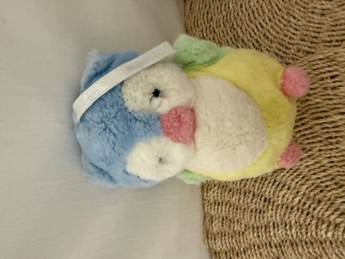 Peluche doudou hibou chouette boulgom vintage - photo numéro 2