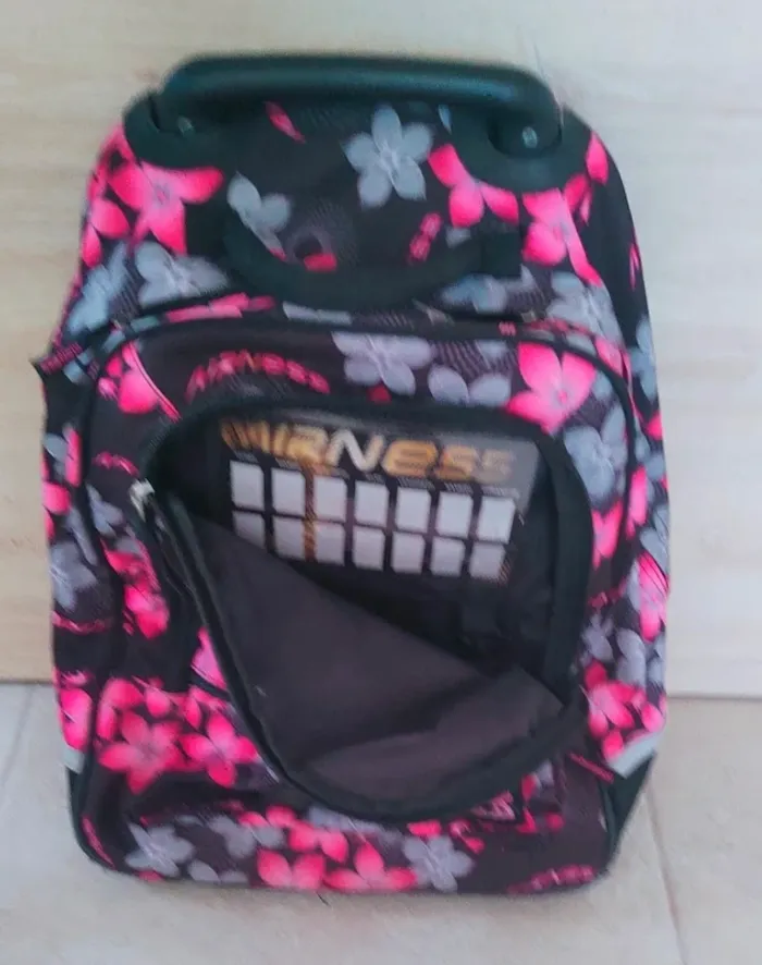 Sac cartable Airness motifs fleuris - photo numéro 5