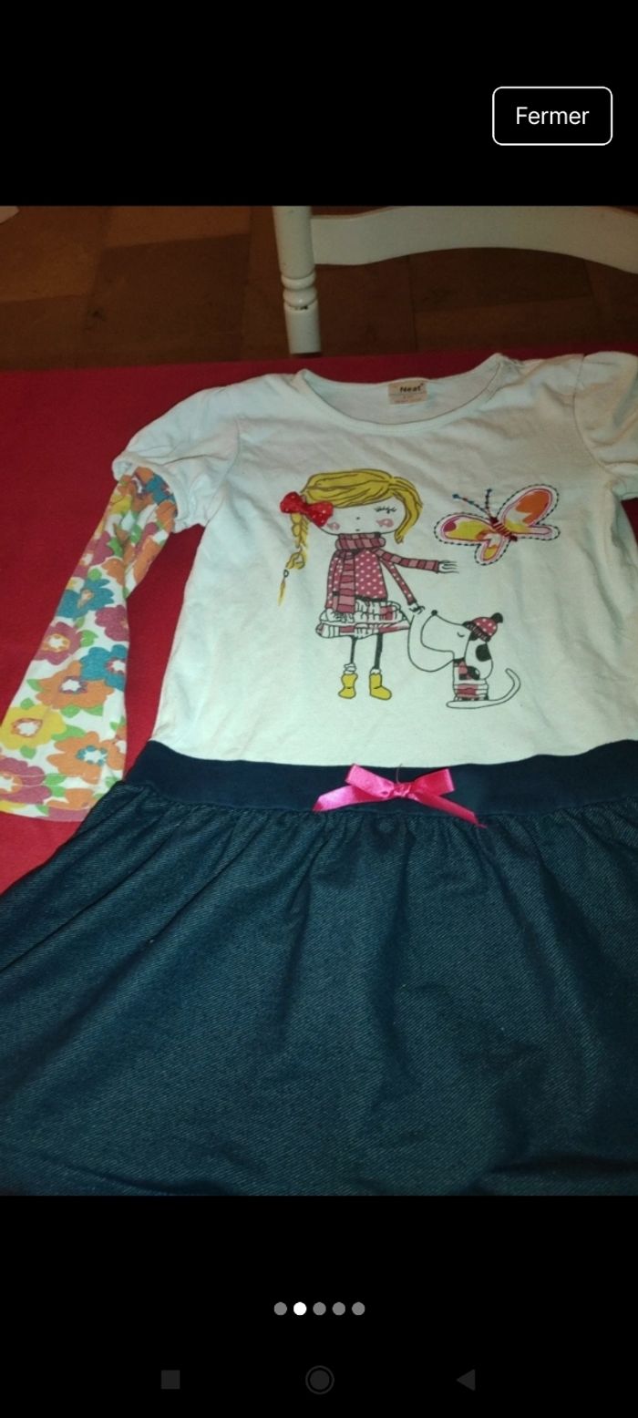 Très belle robe fille e49 - photo numéro 5