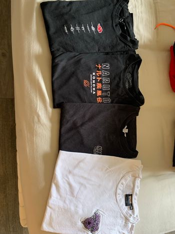 Lot de 4 tee shirt manga