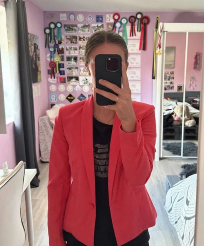 Blazer corail - photo numéro 2