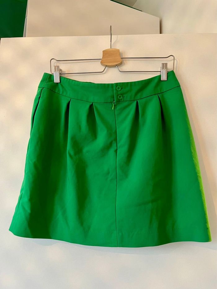 Mini jupe verte vintage les 3 suisses 42 - photo numéro 4