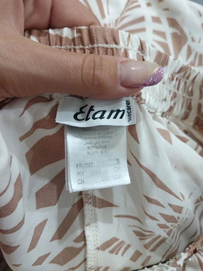 C58 pantalon imprimé Etam S - photo numéro 3