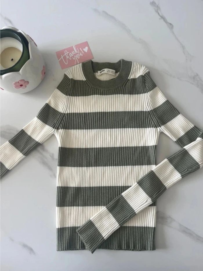 Haut pull&bear manche longue