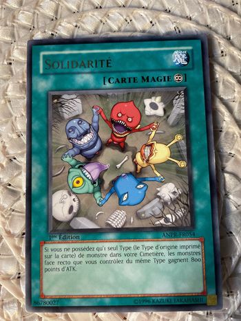 Solidarité - ANPR-FR054 - Carte Yu-Gi-Oh Française