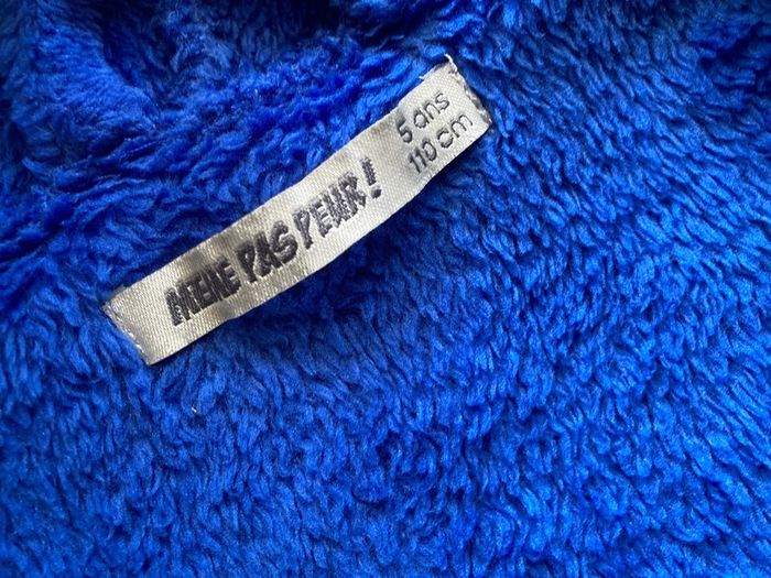 peignoir/chemise de nuit bleu taille 5ans - photo numéro 2