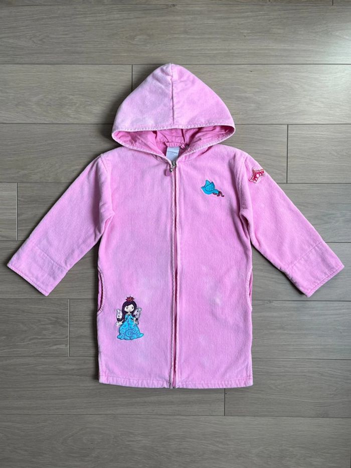 Peignoir en éponge Carré Blanc T-6 ans - photo numéro 2