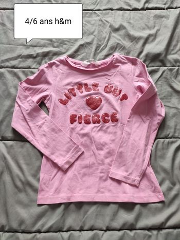Tee shirt manche longue 4/6 ans
