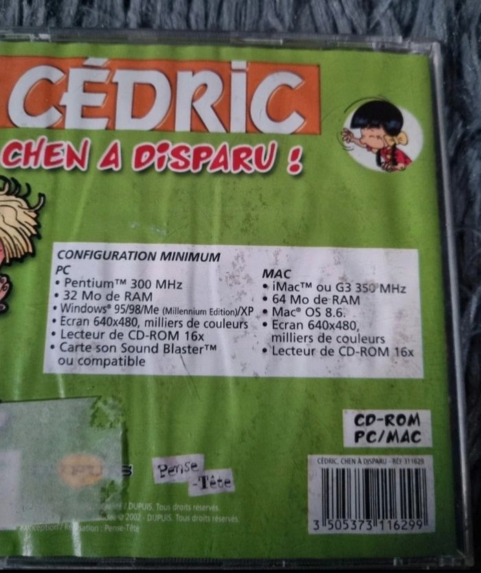 Jeu pc enfant Cédric ( Chen a disparu!) - photo numéro 4