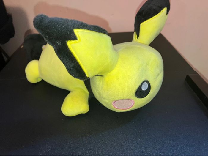 Peluche Plush Pokémon Pichu Mofumofu - Repose coude Elbow Pillow - photo numéro 5