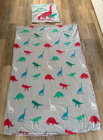 parle de lit dinosaures réversible 140x200