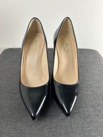 Sandales Femme San Marina Cuir Noir – Pointure 40 – État Correct Pour Les Fêtes