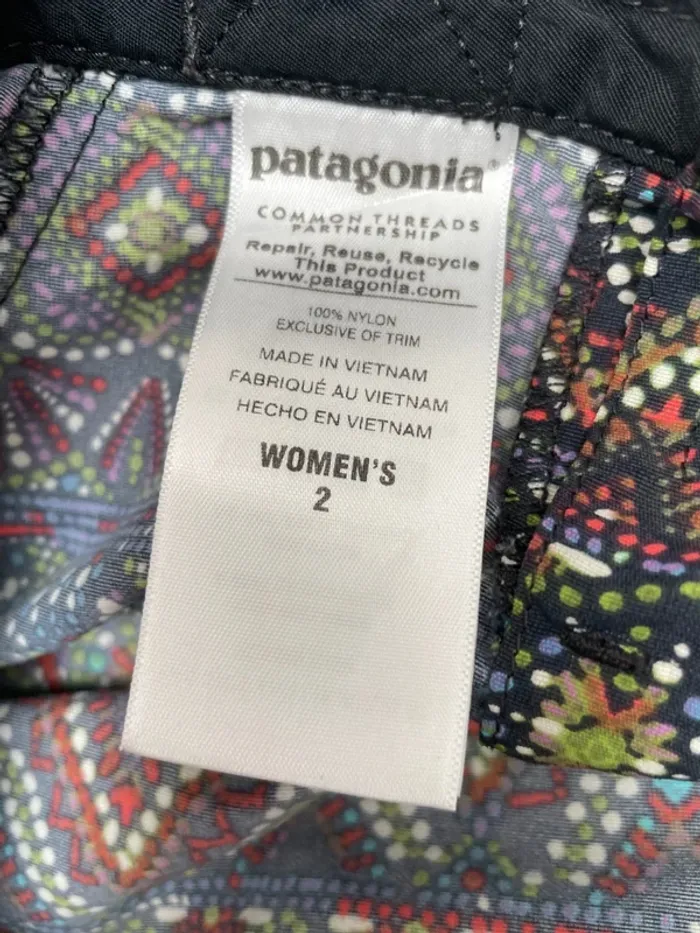 Patagonia Aztec pattern surf longboard beach swim shorts Womens size 2 - photo numéro 11