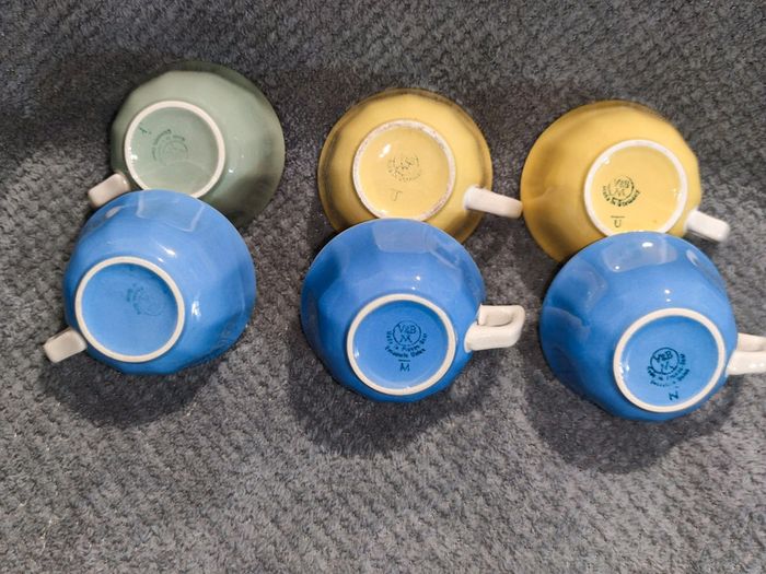 🌺 Lot de 6 tasses Villeroy & Boch - photo numéro 3