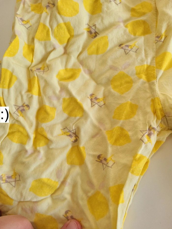 Pantalon fluide jaune 8 ans - photo numéro 3