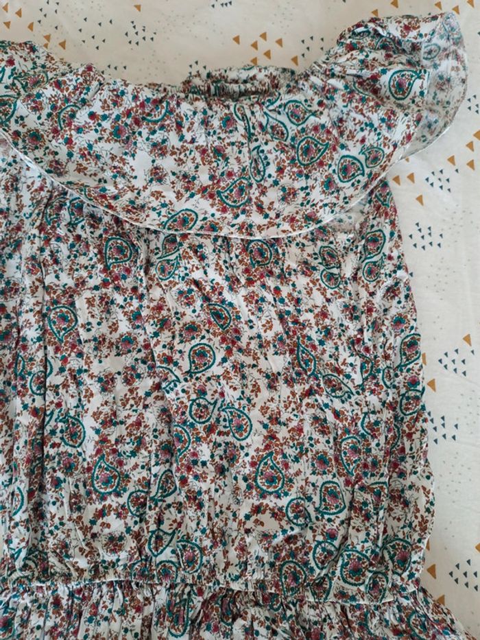 Robe imprimé fleurs S/M - photo numéro 3