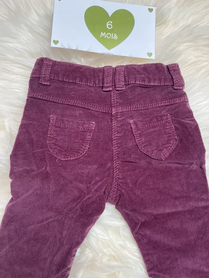 6 mois - Ensemble TAO prune - pull et pantalon - photo numéro 5