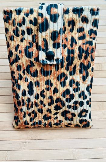 Pochette pour livre de poche 21X15 léopard 