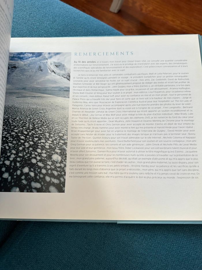 Livre Antarctica Alerte sur la planète Sébastian Copeland Antarctique Luc Besson Leonardo DiCaprio - photo numéro 10